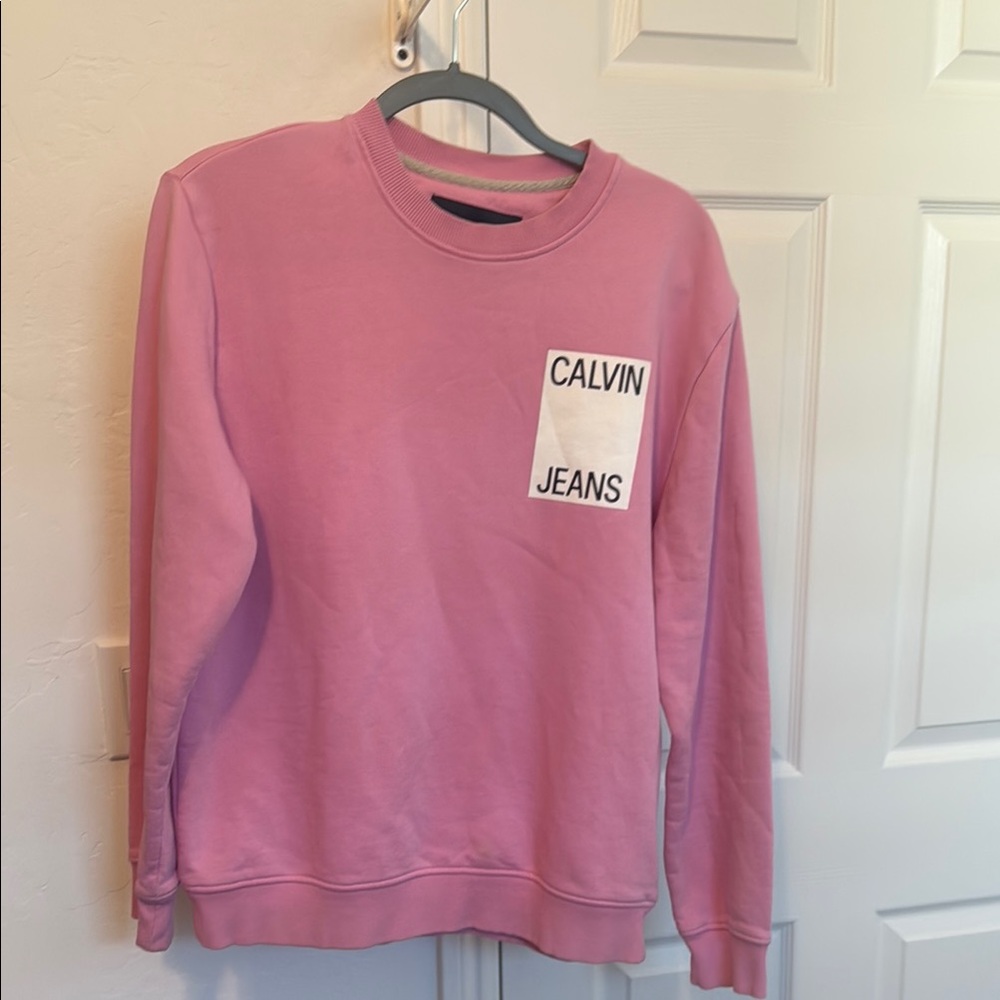 Calvin Jeans Pink Sweatshirt
